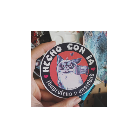 Hecho con ibuprofeno y ansiedad pegata