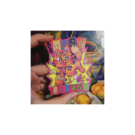 Smash the fash sticker