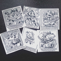 Dnd classes unionize! Sticker pack 6pcs