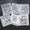 Dnd classes unionize! Sticker pack 6pcs