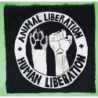 Human Liberation Animal Liberation Patch