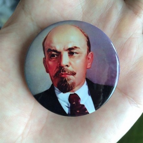 Lenin Vladimir Ilich badge pin button chapa
