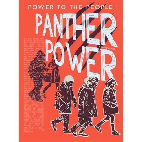 Black Panthers Poster Panther Power Print a4 ORIGINAL