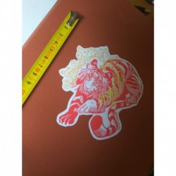 Tiger Dragon beast sticker