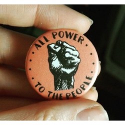 All power to the people pin...