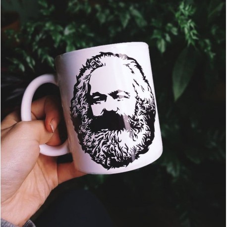 Marx portrait taza bowl cup ceramics