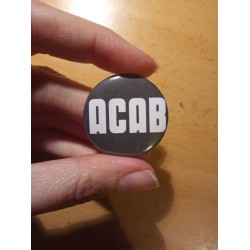 ACAB All cops are b*stards badge chapa button