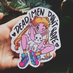 D*ad men don't r*pe sailor moon usagi sticker