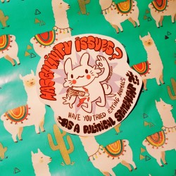 Masculinity issues? Have you tried eating animals as a political statement? vegan bunny sticker
