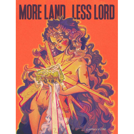 More land, less lord print a4