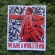 We have a world to win Lenin soviet art sticker