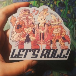 Sticker Let's roll! D&D party