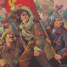 PRINT A4 October revolution USSR