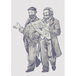 Marx and Engels hanging out...